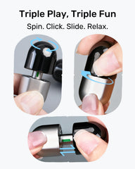 Mixtrys fidget toy spin top in action delivering smooth spins for calm focus.