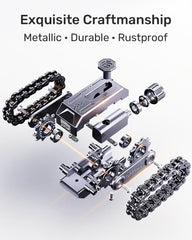 Mixtrys metal fidget desk case keeps toy organized for office or travel.