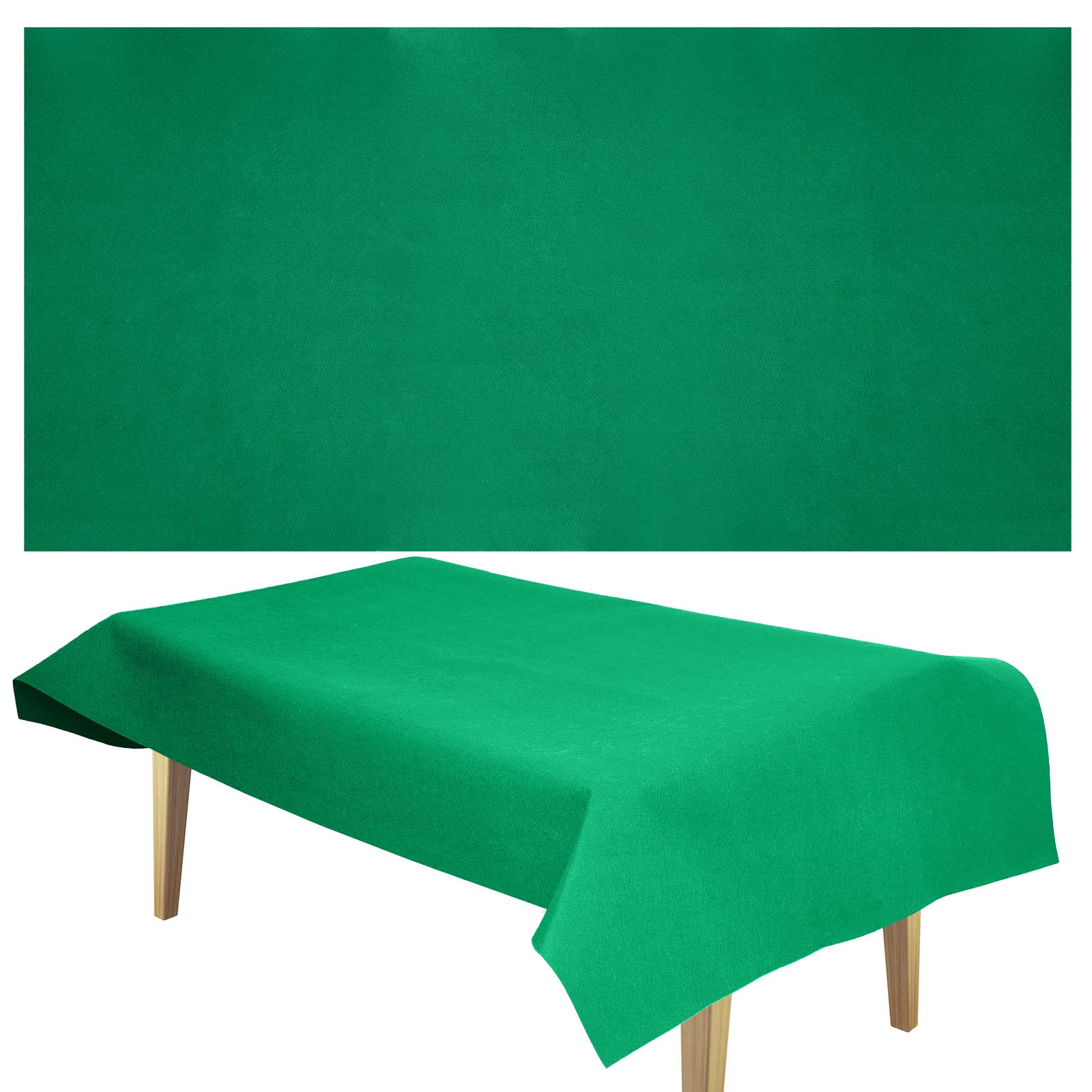 Mixweer poker table top mat with green felt for stable play.