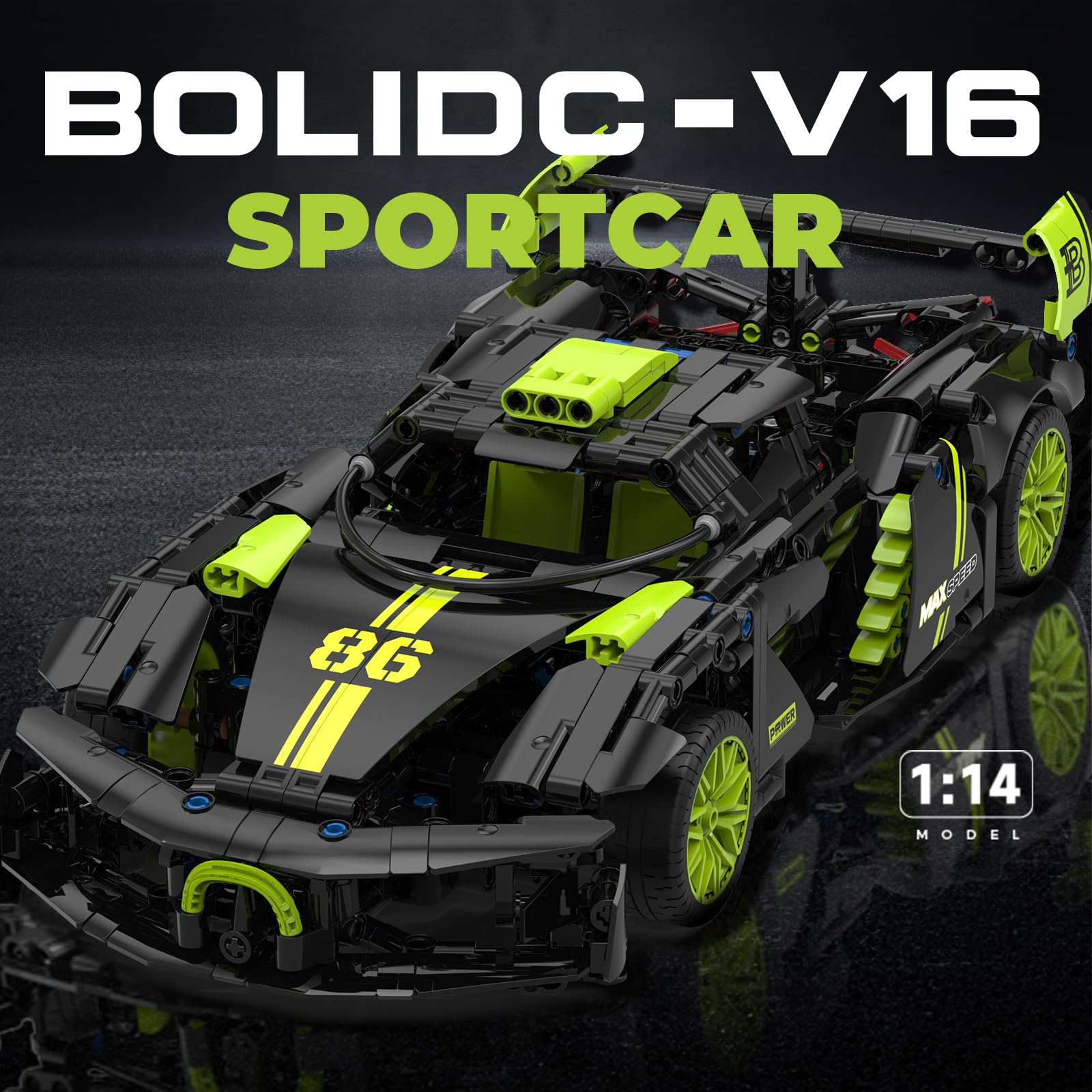 MJDDJA 1:14 Hypercar eurowing doors in action for dramatic opening