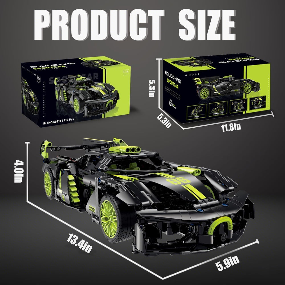 MJDDJA 1:14 Hypercar gift box signaling premium packaging
