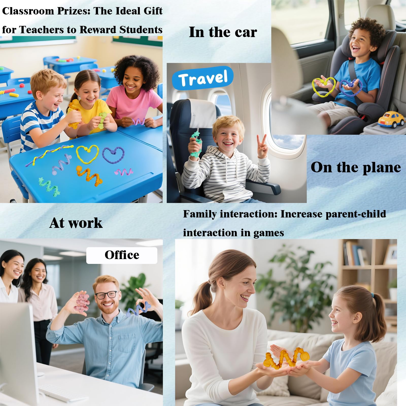MJDYTYT sensory sticks: portable calming tool for classrooms and travel