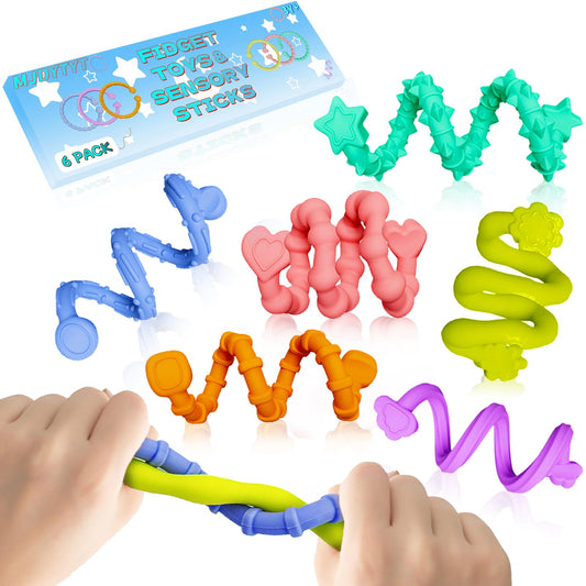 MJDYTYT Christmas sensory sticks: textured sticks for calm focus and tactile play