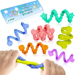 MJDYTYT Christmas sensory sticks: textured sticks for calm focus and tactile play