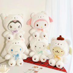 MJJAOQYF vacuum-packaged bear plush, fluff recovery after opening