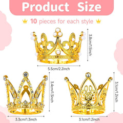 MJOGGOTT mini crowns for flower bouquets elevate table centerpieces.