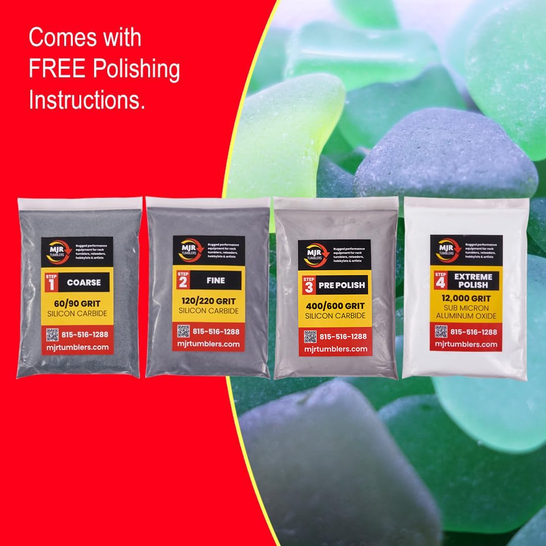 MJR Tumblers 60/90 silicon carbide grit for coarse shaping