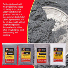 MJR Tumblers 6lb kit contents shown, ready for easy start and pre-measured stages