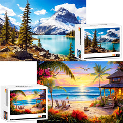 Mjyphdm Hawaii Beach puzzle image—relaxing focus with vivid tropical scenery.