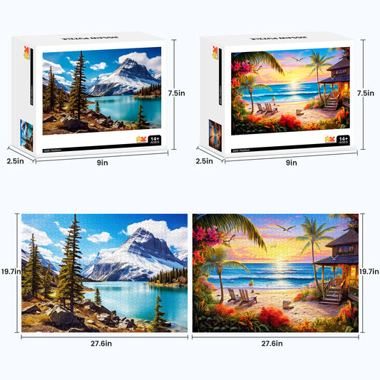 Mjyphdm Moraine Lake puzzle image—alpine calm for weekend leisure.