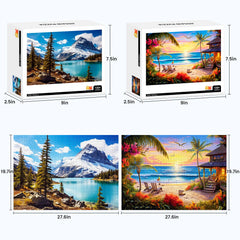 Mjyphdm Moraine Lake puzzle image—alpine calm for weekend leisure.