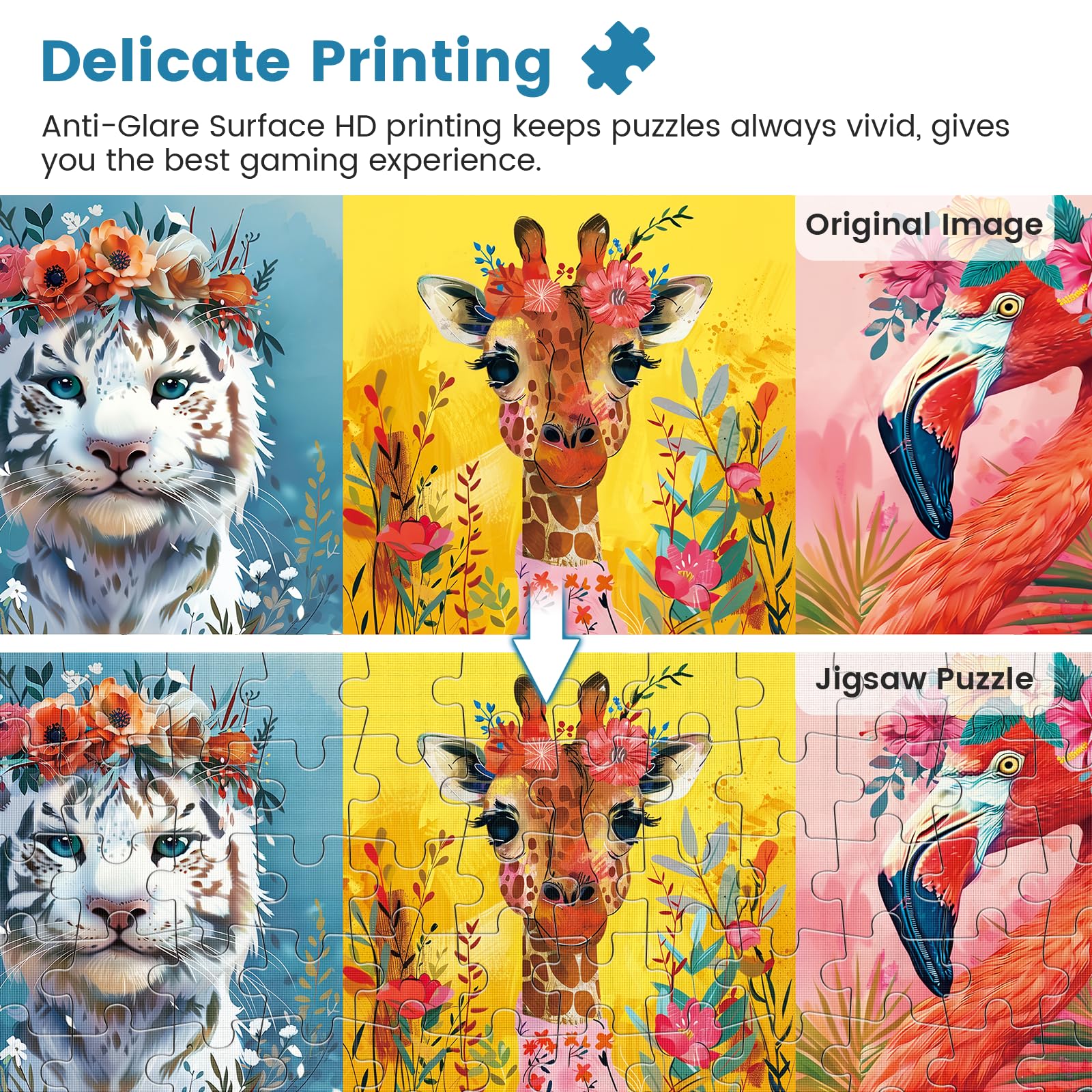 Mjyphdm anti-glare-coating-puzzle: comfortable puzzling with reduced glare.