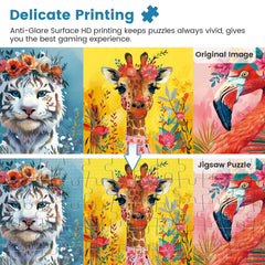 Mjyphdm anti-glare-coating-puzzle: comfortable puzzling with reduced glare.