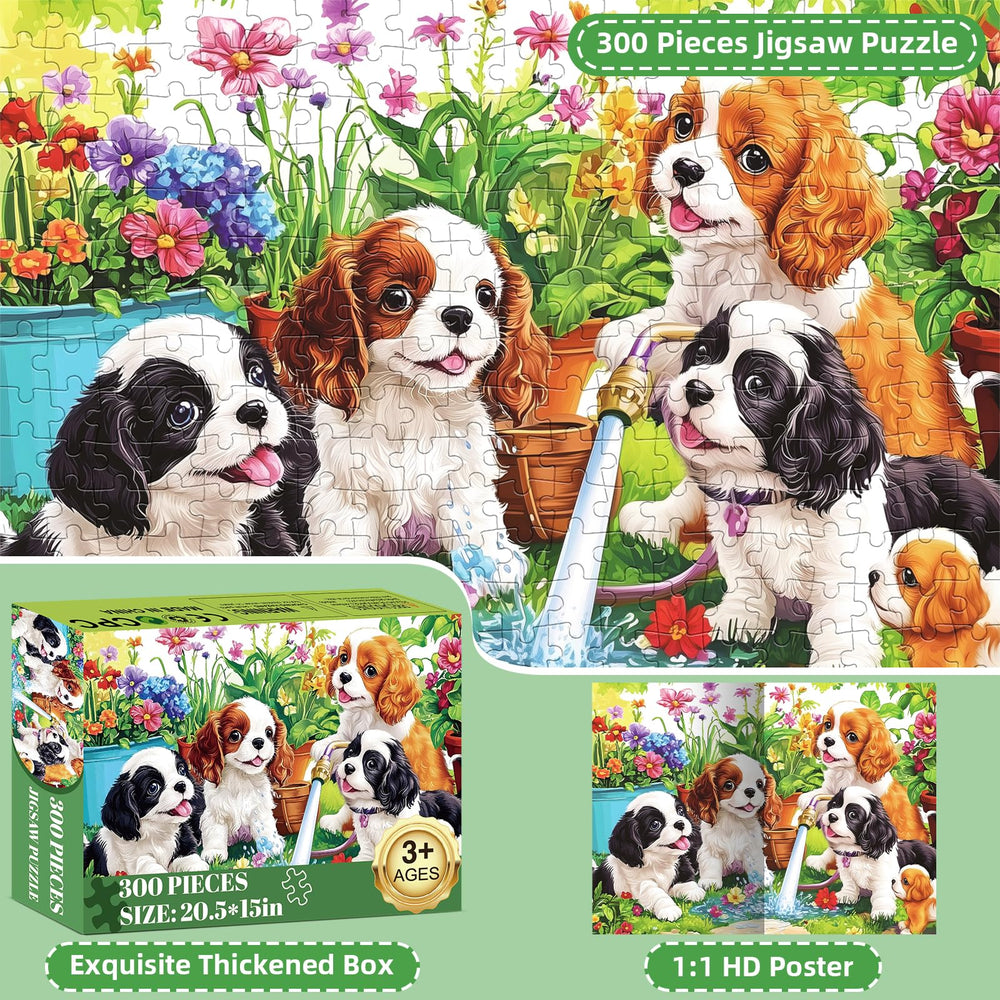Mjyphdm family-time puzzle with dogs, perfect for relaxed evenings and shared activity.