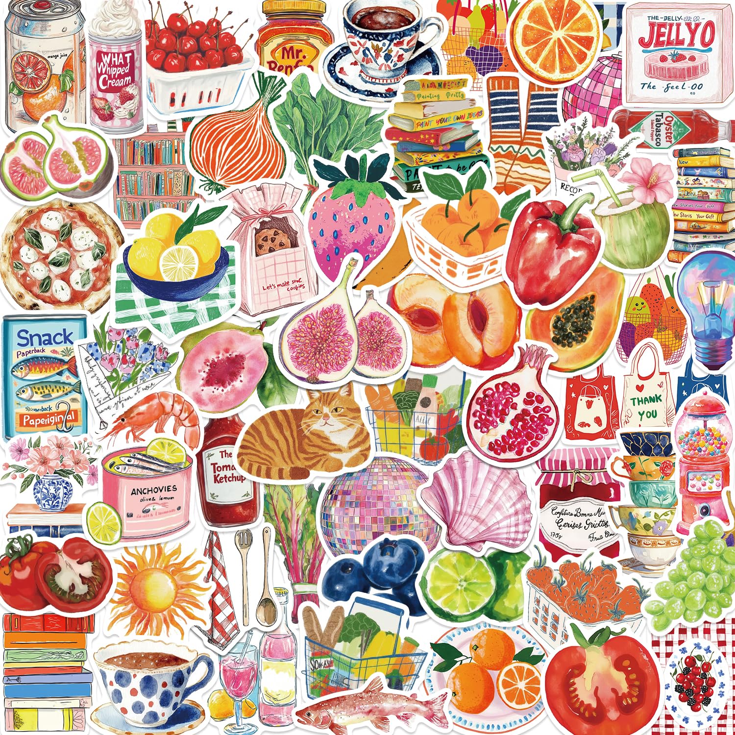 MKZ vintage stickers collection with 100 unique designs for journaling and scrapbooking.
