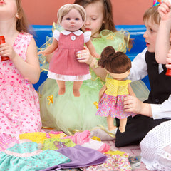 MLcnleS doll hair clip accessory adds cute styling touch during play.