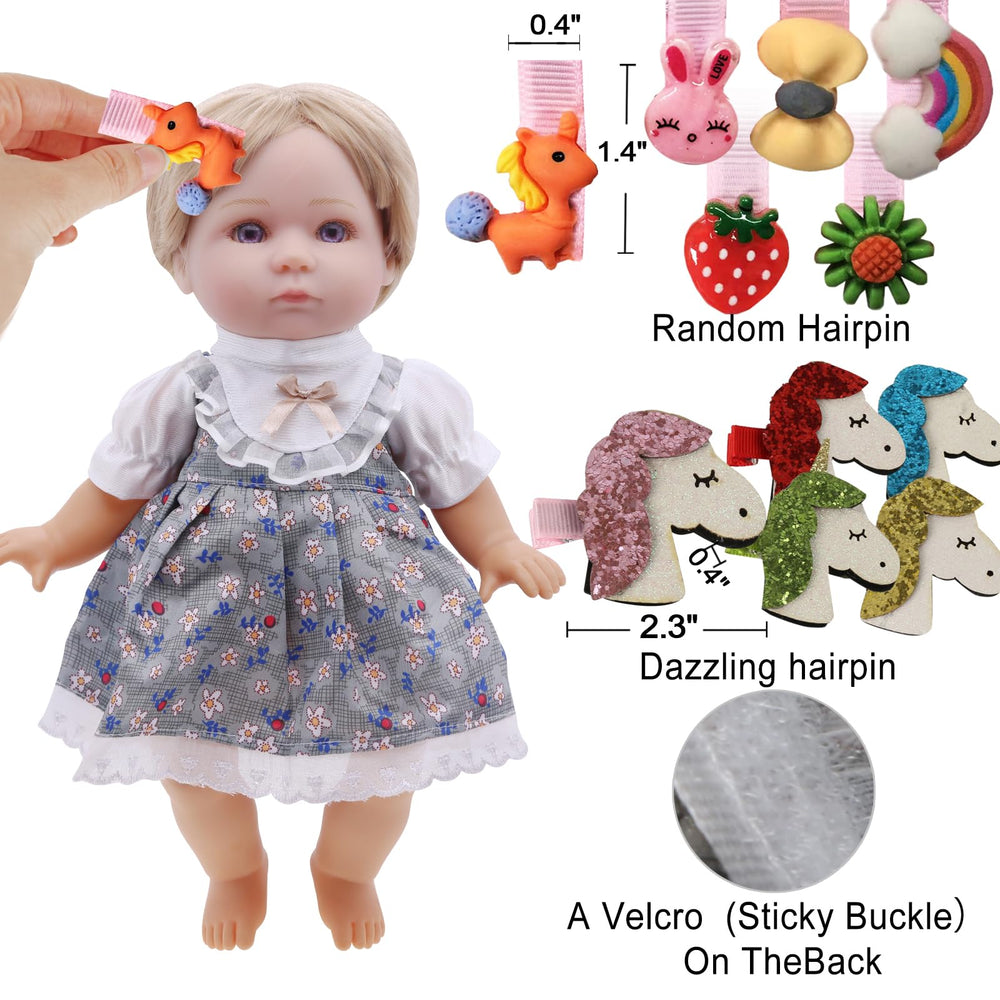 MLcnleS Alive unicorn hair accessories add fun sparkle for styling