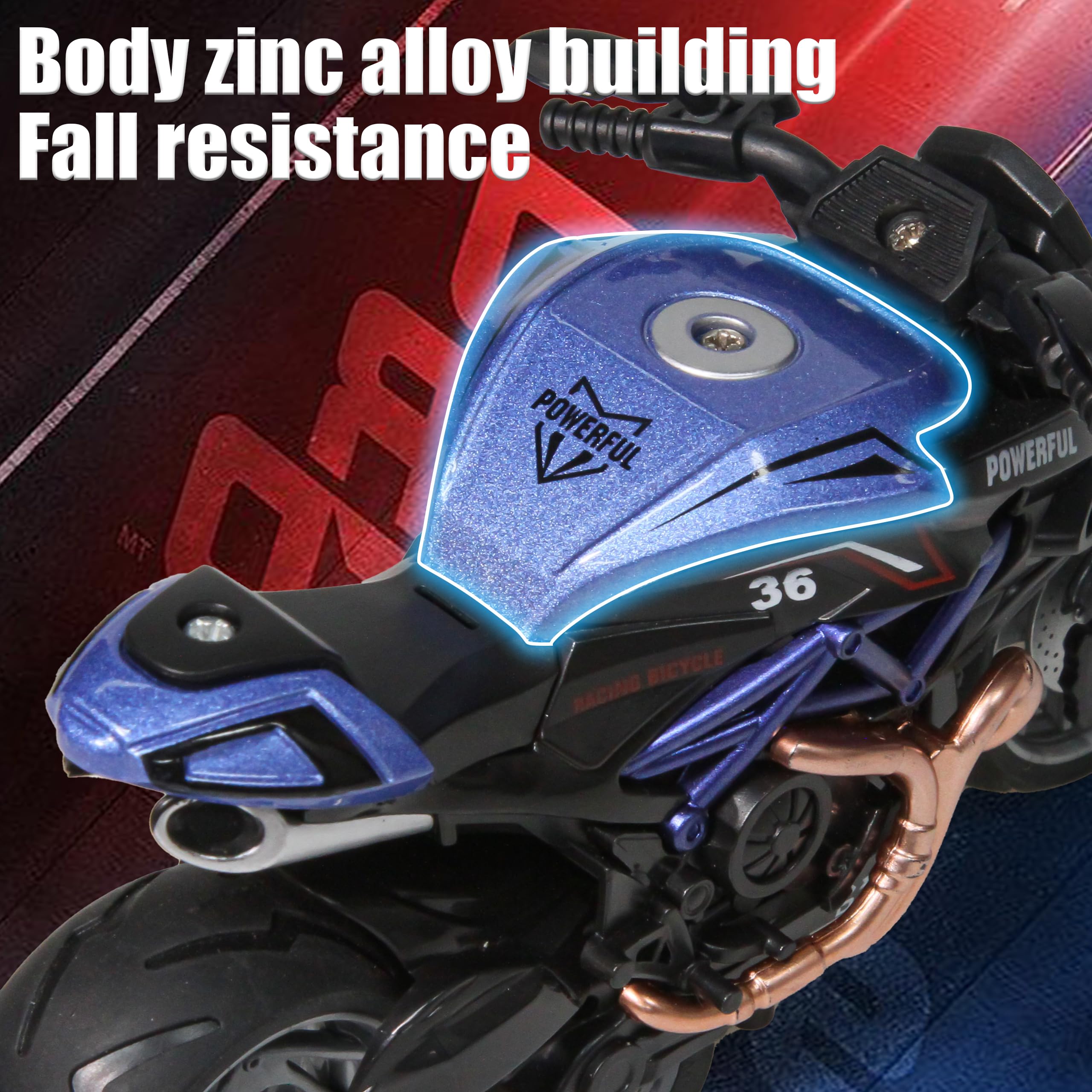 MLcnleS 4in1 diecast motorcycles gift-ready packaging