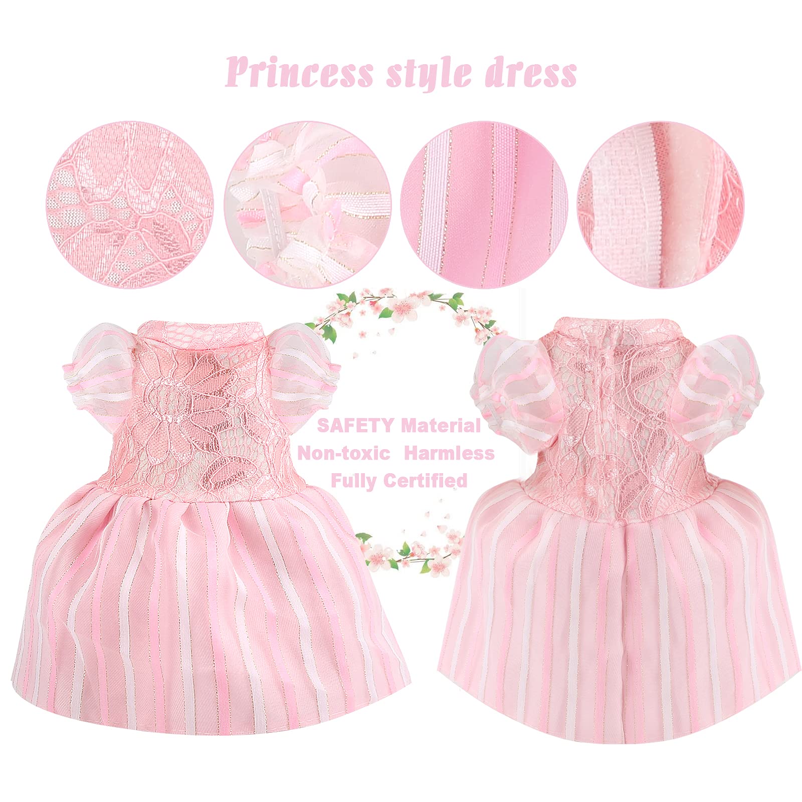 MLcnleS durable materials ensure safe, long lasting doll outfits for kids.