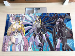 Mlikemat Angewomon and Mastemon artwork enhances immersive sessions.