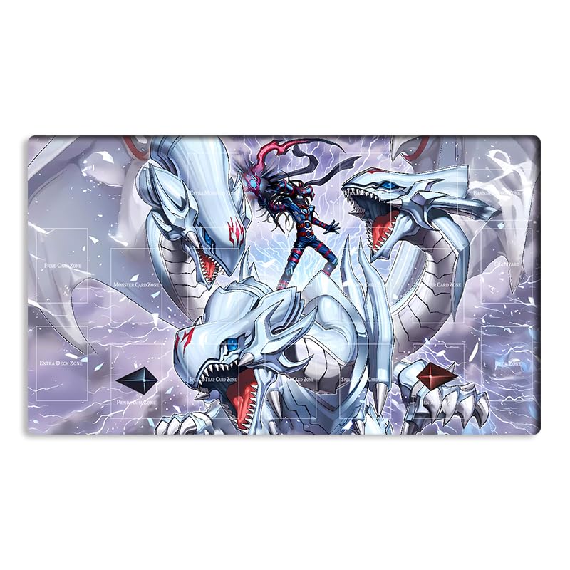 Mlikemat Dragon Magia Master playmat front view with defined zones for smooth play