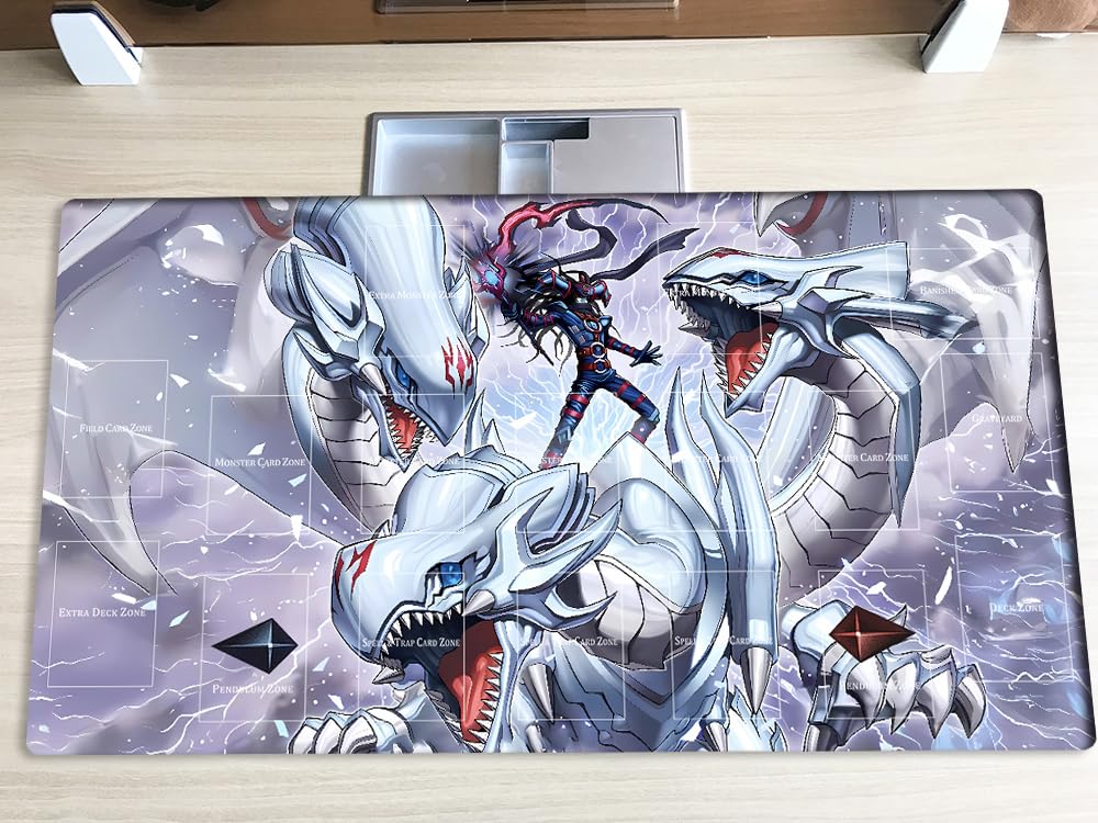 Mlikemat Dragon Magia Master playmat zones layout for organized gameplay