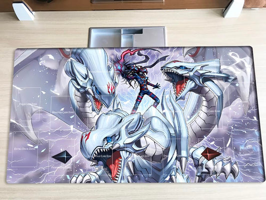 Mlikemat Dragon Magia Master playmat zones layout for organized gameplay