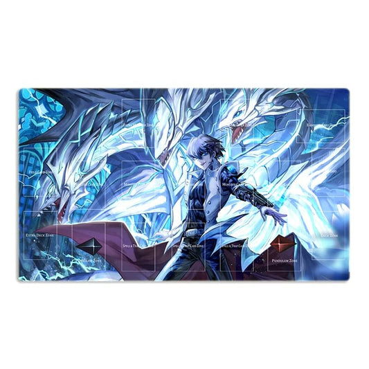 Mlikemat Kaiba Seto Blue-Eyes close-up shows vibrant print and high-quality texture.