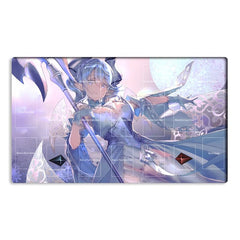 Mlikemat Labyrinth of the Silver Castle playmat with zoned layout for organized gameplay.