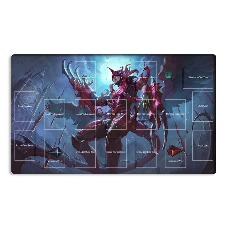 MLIKEMAT Destiny Hero Destroy Phoenix Enforcer playmat with zones for clean setup and quick play