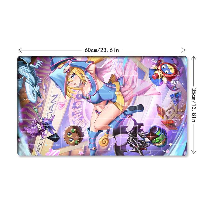 Mlikemat playmat measures about 600 by 350 mm for versatile setups