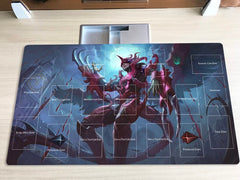 MLIKEMAT textured surface highlighting precision card placement during duels