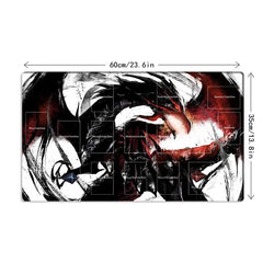 Mlikemat Red-Eyes Black Dragon playmat card layout area illustrating spacious play surface.