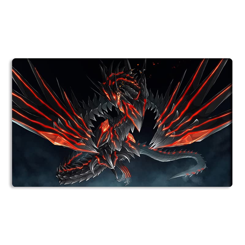 Mlikemat Red-Eyes Darkness Dragon playmat texture for smooth gameplay