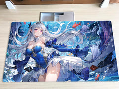 Mlikemat Tearlaments mat rolled for easy portability between games