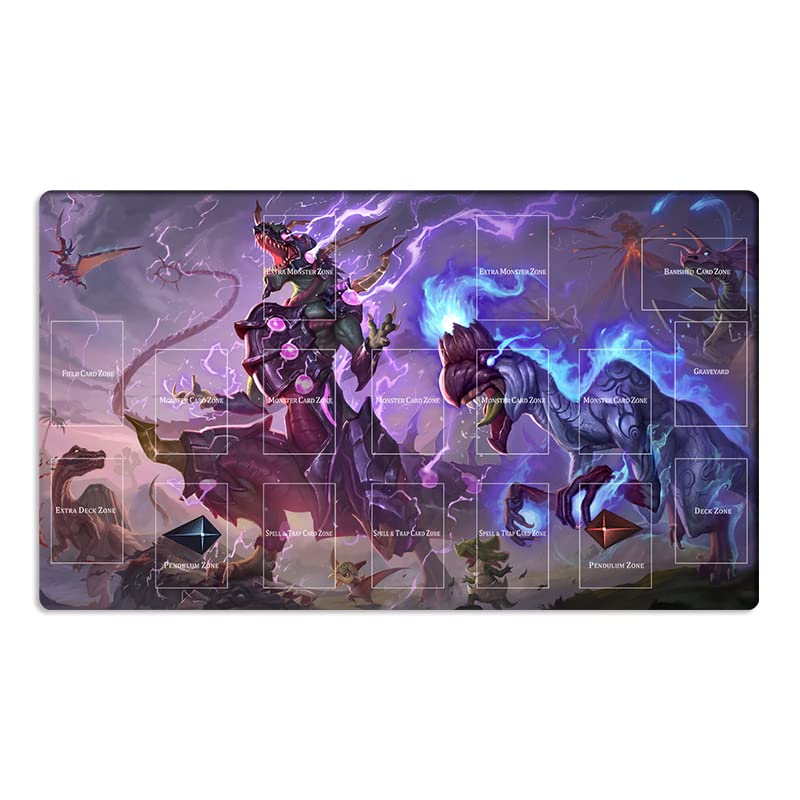 Mlikemat Ultimate Conductor Tyranno playmat surface ideal for smooth card games.