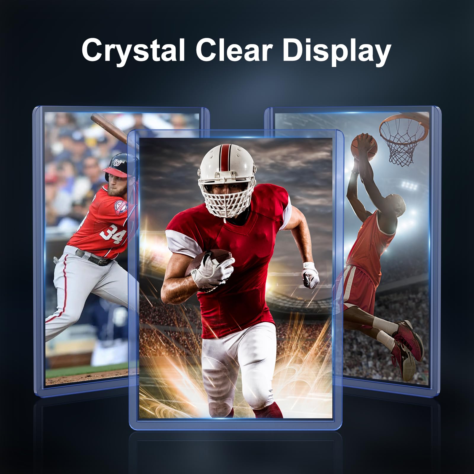 Mlikero clear sleeves 2.6x3.6 open box ready for card protection