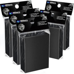 Mlikero 500-count card sleeves pack shields decks from wear.