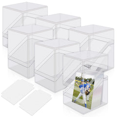 Mlikero six-pack card deck cases provide a clear view for quick deck selection.