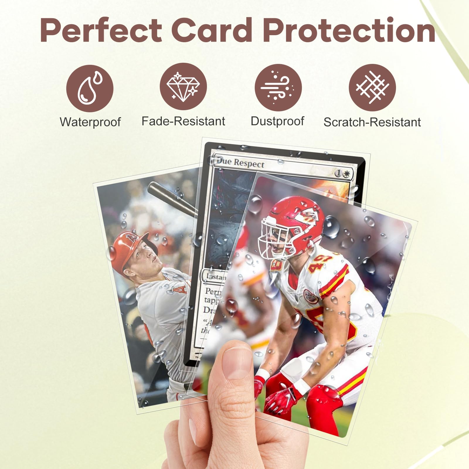 Mlikero acid-free PP sleeves offer durable, non-PVC protection against dust and moisture.