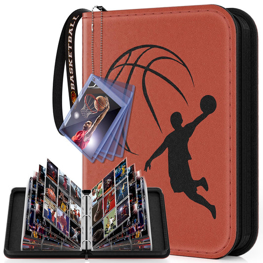 Mlikero basketball card binder front view highlights premium display and easy access.