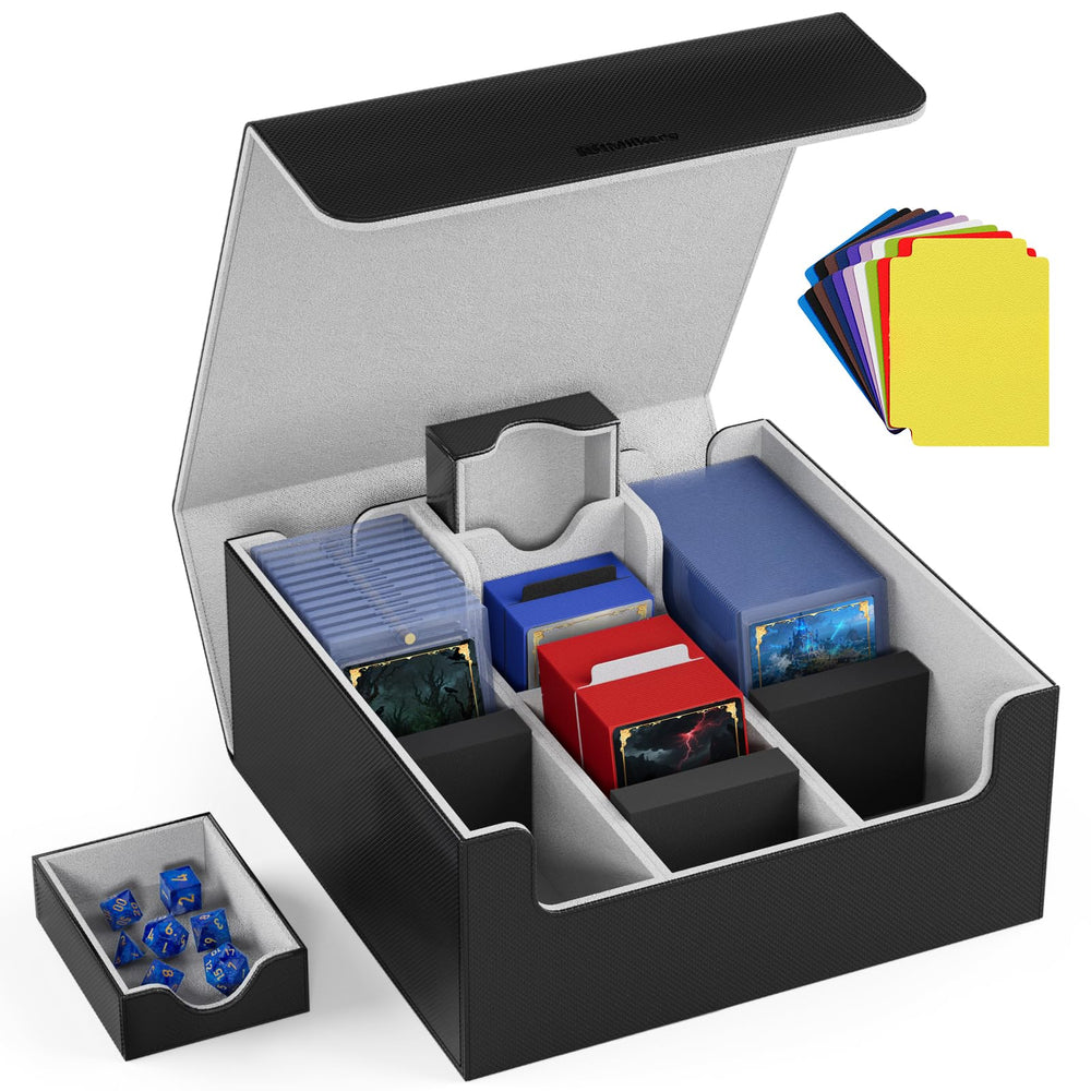 Mlikero Card Deck Box shows magnetic closure in action for secure travel.