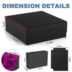 Mlikero microfiber lining cushions cards and protects finishes.