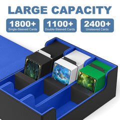 Mlikero deck box shows 10 dividers for organized storage.