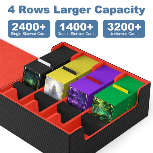 Mlikero case showing four rows for organized storage