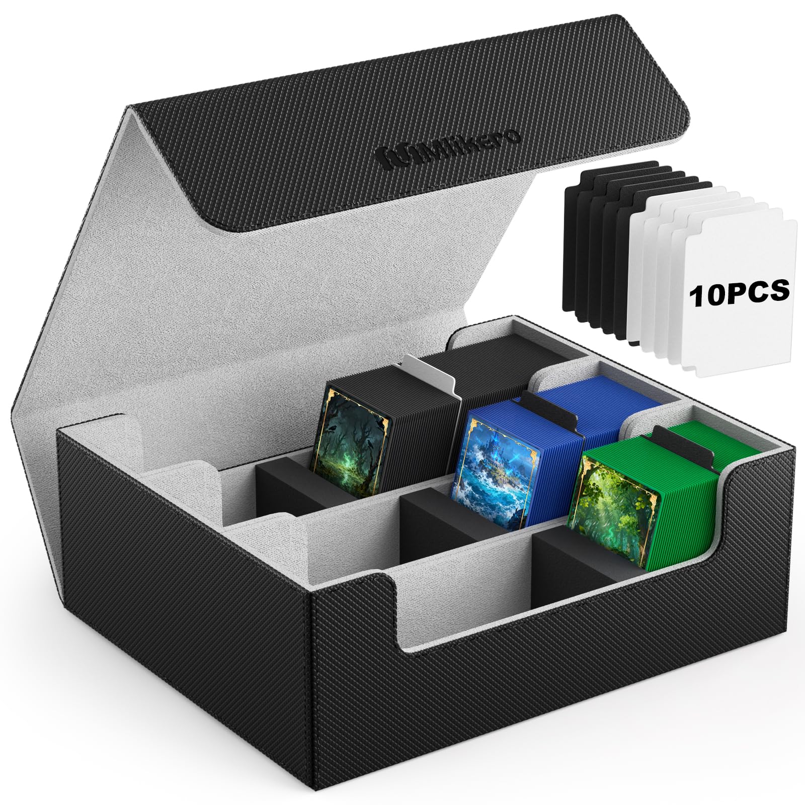 Mlikero Card Deck Case with leather magnetic closure protects your collection during travel.
