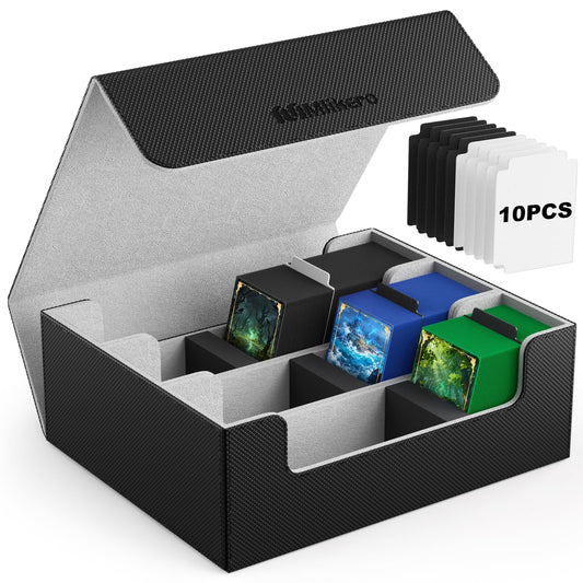 Mlikero Card Deck Case with leather magnetic closure protects your collection during travel.