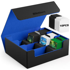 Mlikero Card Deck Case with magnetic closure keeps decks secure during travel.