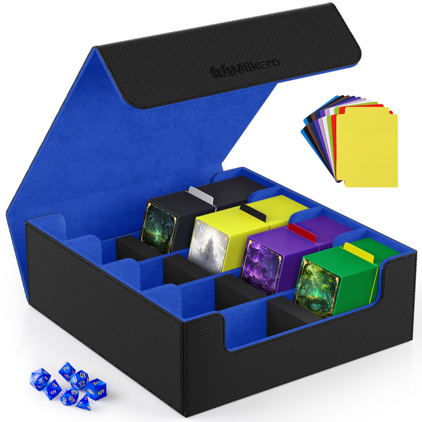 Mlikero Card Deck Case with magnetic closure securing travel-ready storage.
