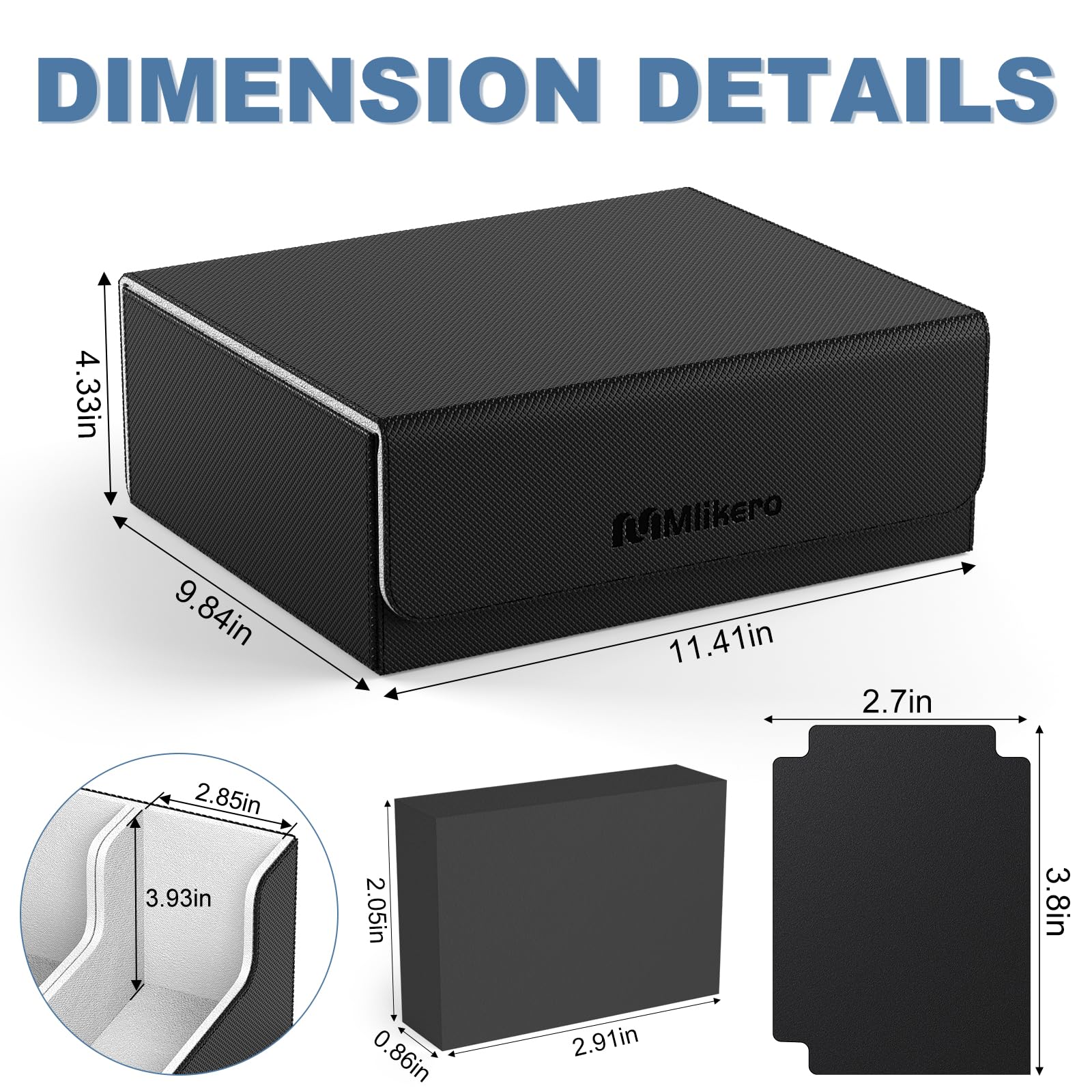 Mlikero case has a waterproof exterior to protect cards during trips.